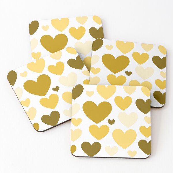 Item preview, Yellow Love Hearts (Varied) designed and sold by shahramroj.
