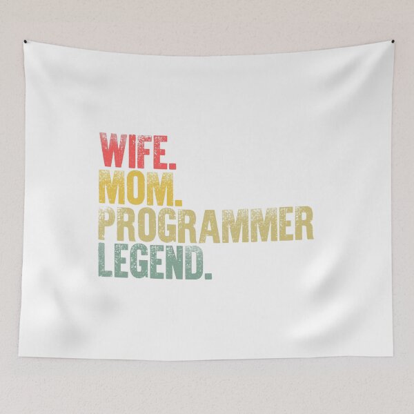 Item preview, Best Mother Women Funny Gift T Shirt Wife Mom Programmer Legend designed and sold by Bendthetrend.