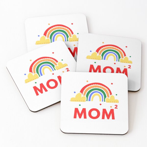 Item preview, Mom2 - Cute Rainbow lesbian parents baby designed and sold by lMonsterPlanetl.