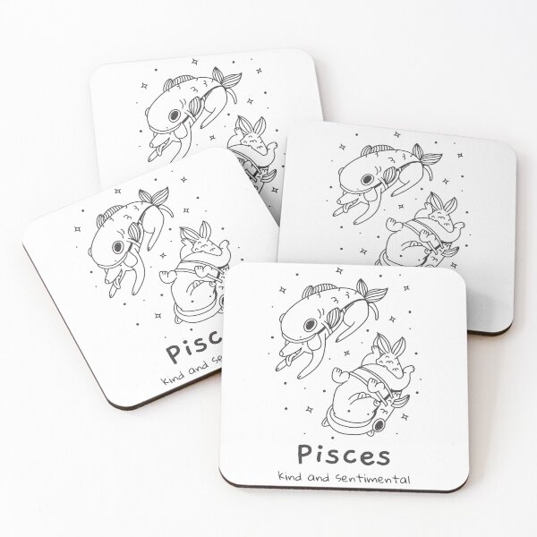 Item preview, Pisces Zodiac Sign, Astrology, Astrological Sign designed and sold by NikoIllustrates.