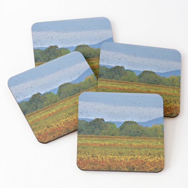 Item preview, Birds Flying Over a French Vineyard designed and sold by PlanetPrints.
