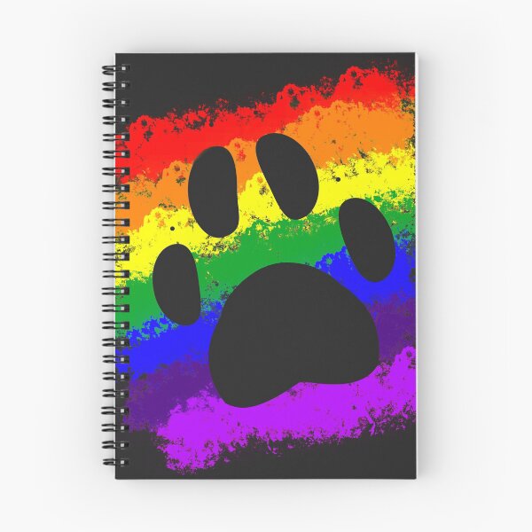 Item preview, Colourful Paw Print Stencil Cut Out designed and sold by SpitsPixels.