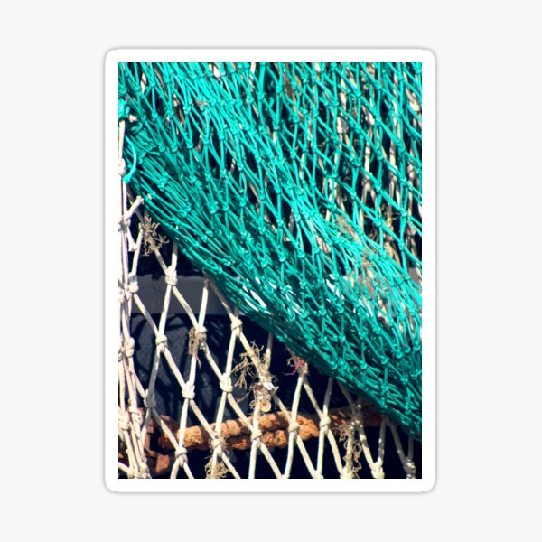 Fishing nets in Whitstable Sticker