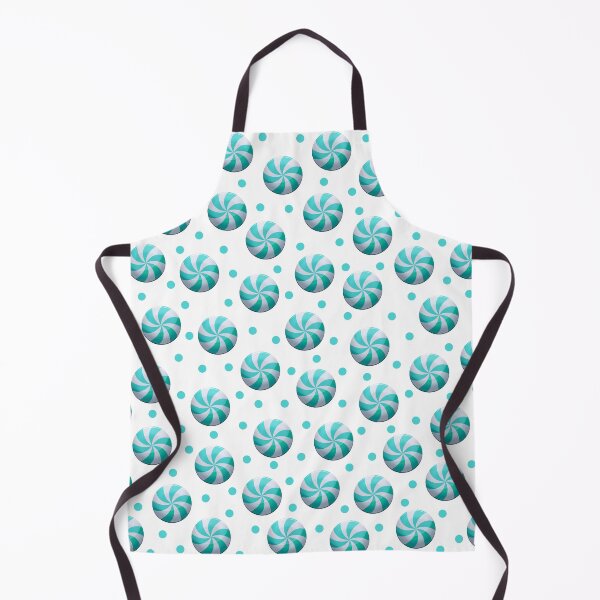 Item preview, Teal Peppermint Polka Dots designed and sold by Whoopsidoodle.