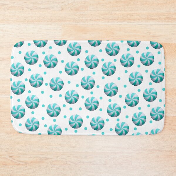 Item preview, Teal Peppermint Polka Dots designed and sold by Whoopsidoodle.