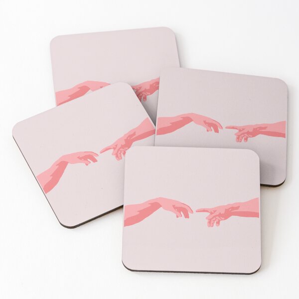 Item preview, Creation of Adam, pink aesthetic. designed and sold by traaphics.