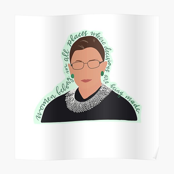 RBG Aufkleber Poster