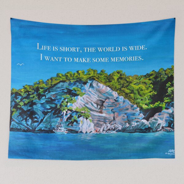 Item preview, Mamma Mia 2 Life is Short Painting designed and sold by rachelblanco.