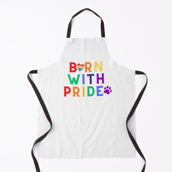 Item preview, Cute rainbow letters - Born with pride with dog paws designed and sold by lMonsterPlanetl.