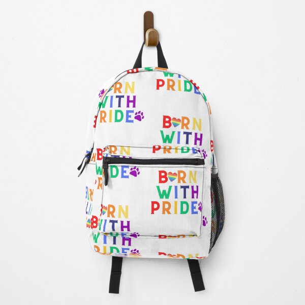 Item preview, Cute rainbow letters - Born with pride with dog paws designed and sold by lMonsterPlanetl.