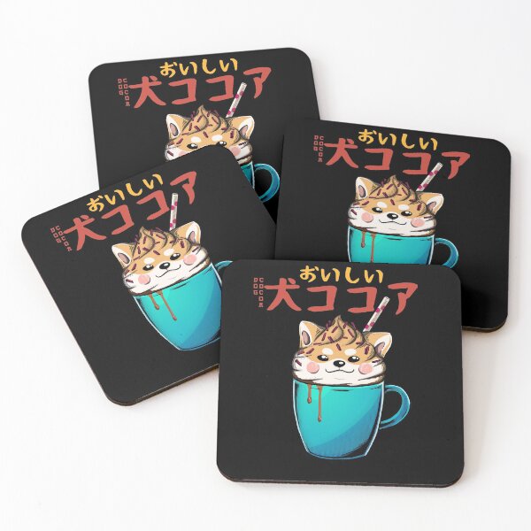 Item preview, Delicious Dog Cocoa - Dark Background designed and sold by mrhallangen.