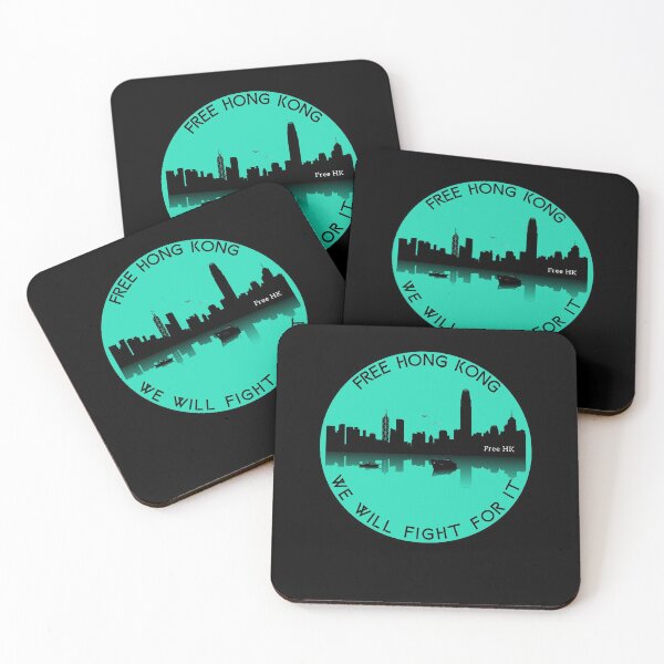 Item preview, Hong Kong Skyline Blue designed and sold by HistoryMafia.