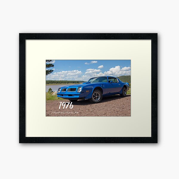 1976 Pontiac Trans Am 400 Framed Art Print