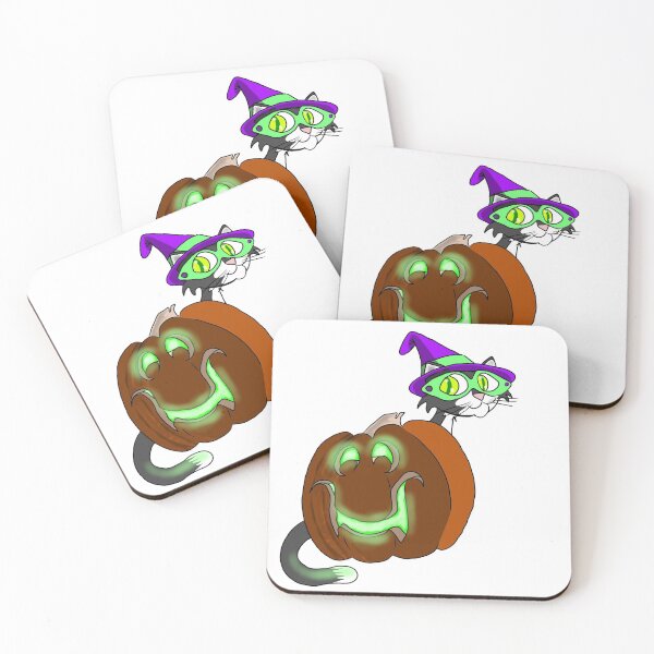 Item preview, Halloween Cat and Friend designed and sold by ChuckHalloran.