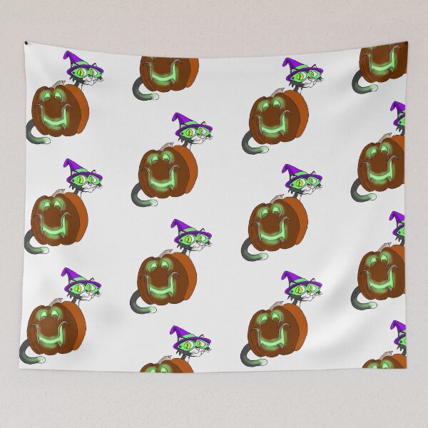 Item preview, Halloween Cat and Friend designed and sold by ChuckHalloran.