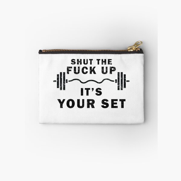 Item preview, Funny Gym Workout It's Your Set Quote Weight Lifting Squat designed and sold by TheMattDesigns.