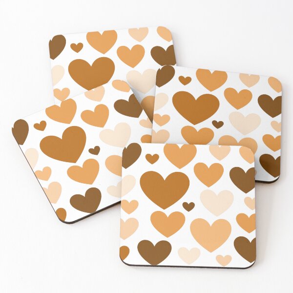 Item preview, Orange Love Hearts (Varied) designed and sold by shahramroj.