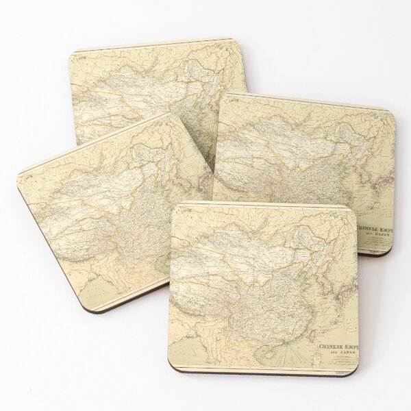 Item preview, Map of China and Japan (c 1900) designed and sold by allhistory.