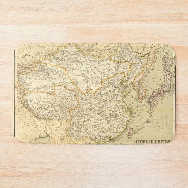 Item preview, Map of China and Japan (c 1900) designed and sold by allhistory.