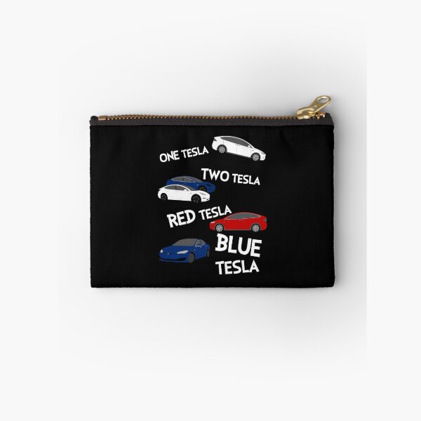 Artikelvorschau, Eins Zwei Rot Blau Tesla entworfen und verkauft von karyann.