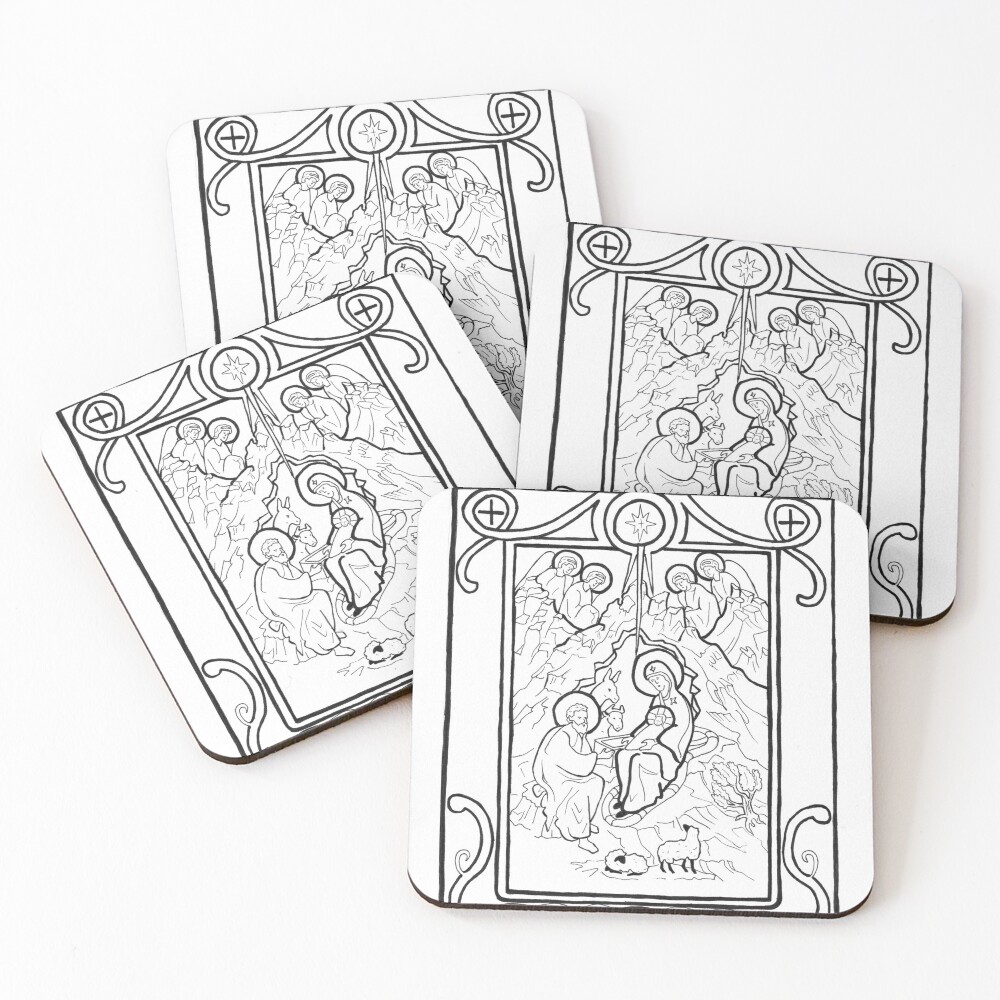 Item preview, Coasters (Set of 4) designed and sold by Sparks4Orthodox.