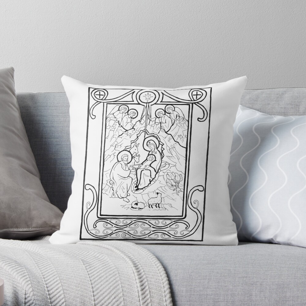 Item preview, Throw Pillow designed and sold by Sparks4Orthodox.