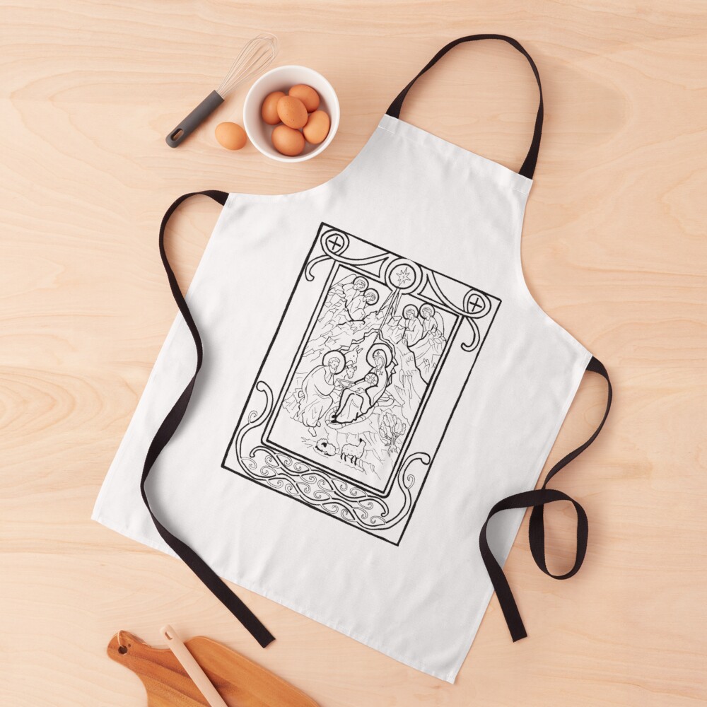 Item preview, Apron designed and sold by Sparks4Orthodox.