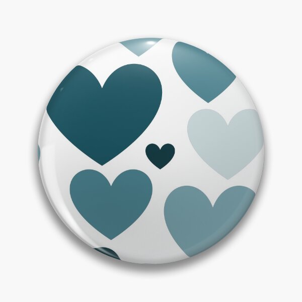 Item preview, Cyan Love Hearts (Varied) designed and sold by shahramroj.
