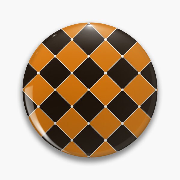 Item preview, Pumpkin Orange and Spooky Black Halloween Checked Pattern with Ghost White Dots designed and sold by Creepyhollow.