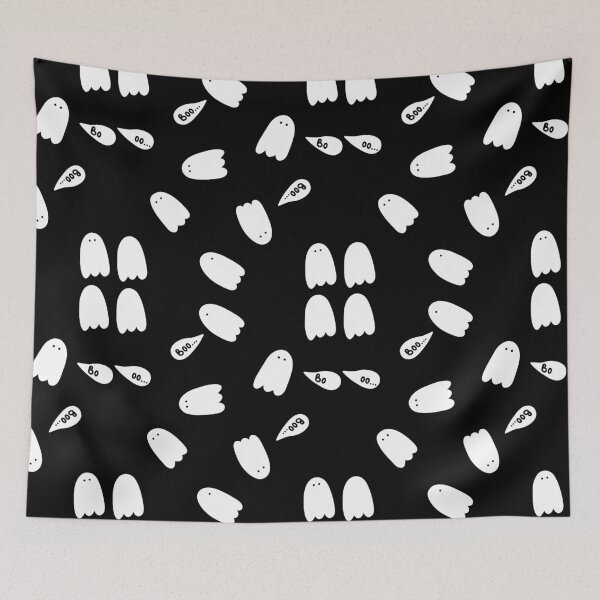 Item preview, Cute Halloween Ghost Pattern designed and sold by SAVWIS.