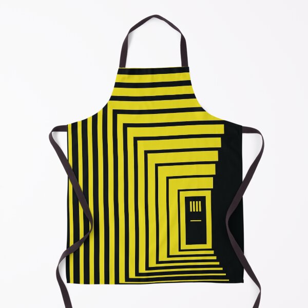 Item preview, Concentric Corridor and Door – Yellow designed and sold by RoguePatterns.