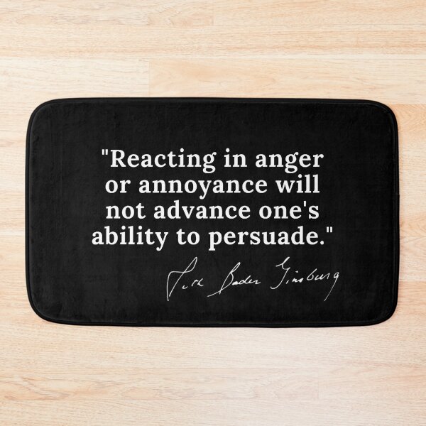 Item preview, Reacting in anger or annoyance will not advance one's ability to persuade designed and sold by Rabbitti.