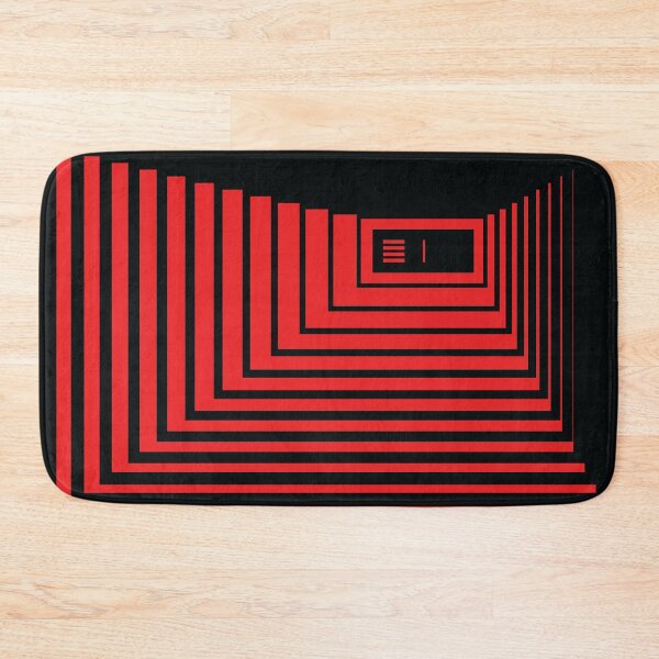 Item preview, Concentric Corridor and Door – Red designed and sold by RoguePatterns.