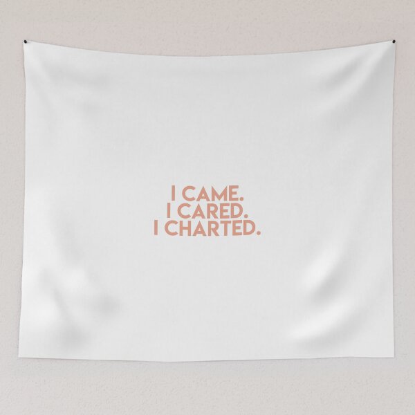 Item preview, i came. i cared. i charted. designed and sold by lohtus.
