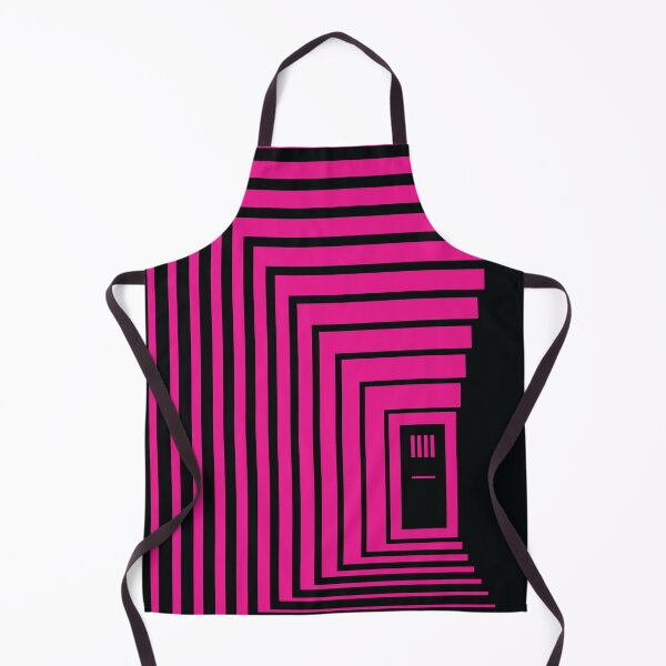 Item preview, Concentric Corridor and Door – Fuchsia designed and sold by RoguePatterns.