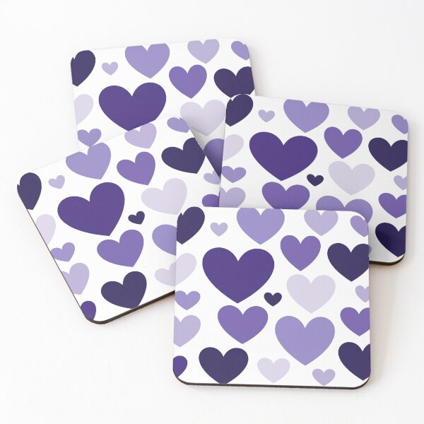 Item preview, Purple Love Hearts (Varied) designed and sold by shahramroj.