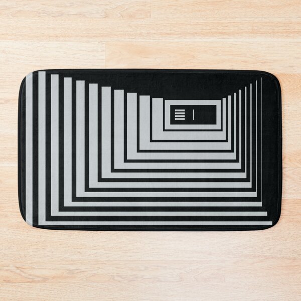 Item preview, Concentric Corridor and Door – Gray designed and sold by RoguePatterns.
