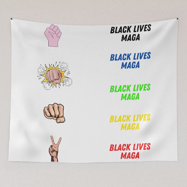Item preview, Black lives maga vintage designed and sold by OneTimeEngineer.