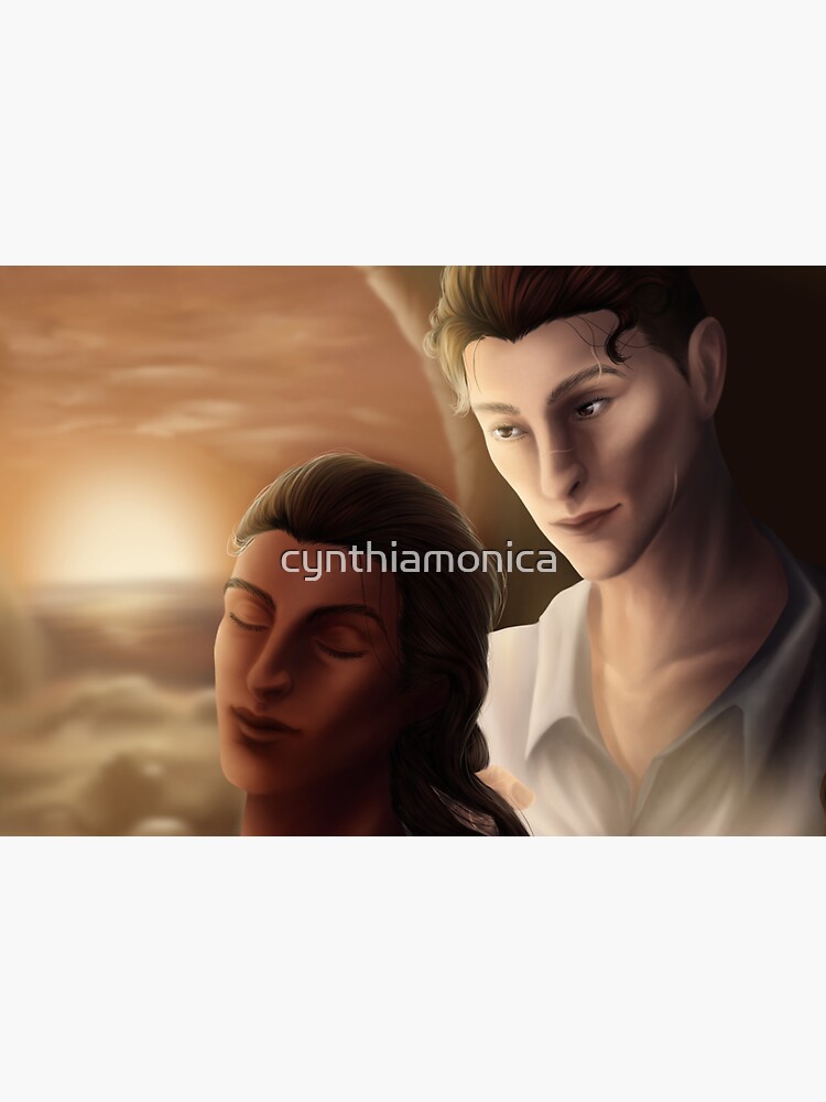 Kaz Braiding Inej's Hair by cynthiamonica