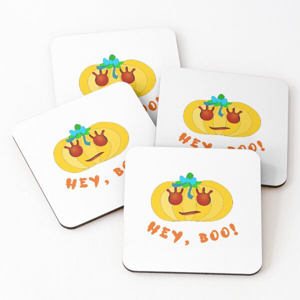 Item preview, Hey, Boo! Flirty Halloween Pumpkin designed and sold by ittybittyowl.
