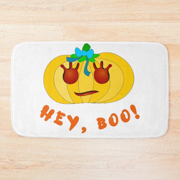 Aperçu de l'œuvre Hé, Boo! Citrouille d'Halloween coquette créée et vendue par ittybittyowl.