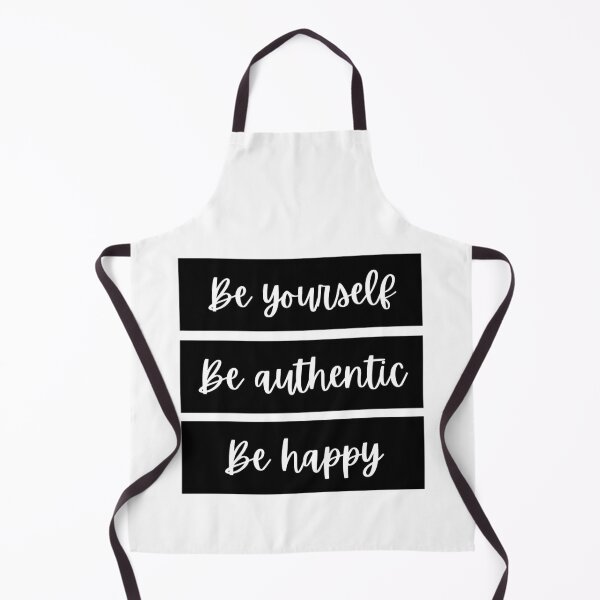 Item preview, Be yourself, be authentic, be happy Positive quote designed and sold by Adri Graterol.