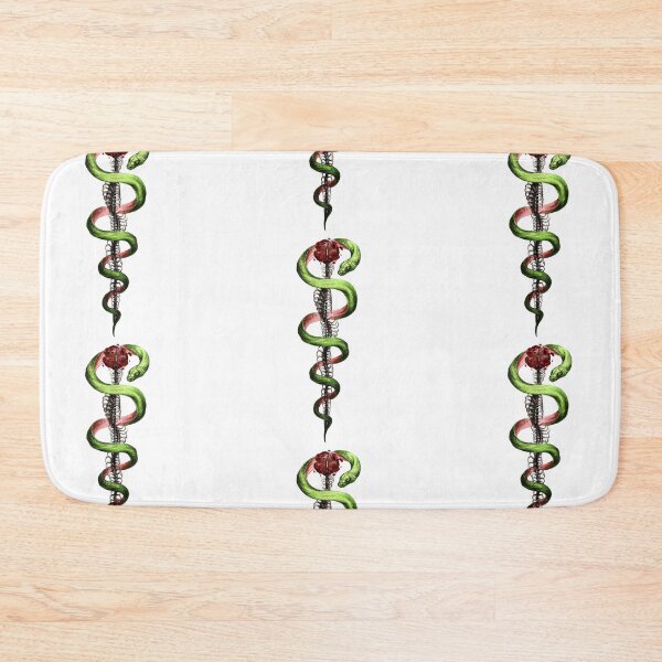 Item preview, Rod of Asclepius medical symbol artwork designed and sold by katpowell.