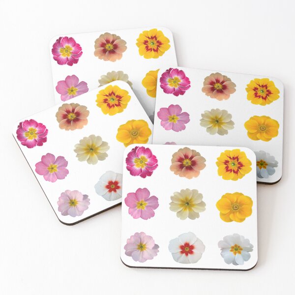 Item preview, Bib flowers 9 Primrose Flowers in Different Colors designed and sold by CottoVerdi.