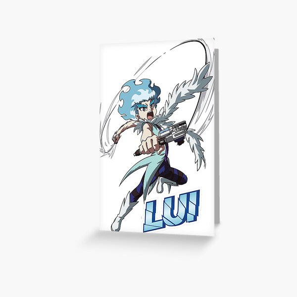 Lui Shirosagi from Beyblade Burst Classic T-Shirt Greeting Card