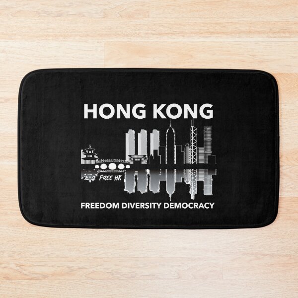 Item preview, Hong Kong Skyline Black & White designed and sold by HistoryMafia.