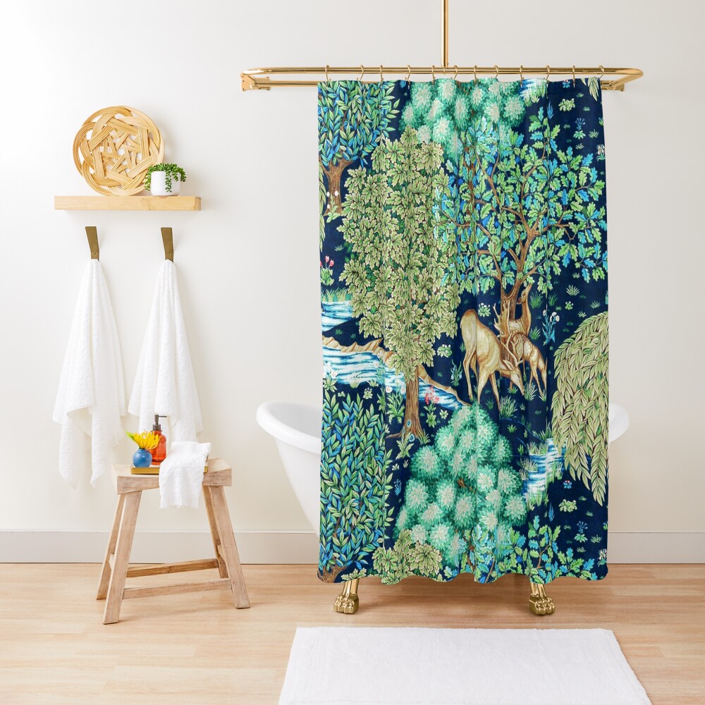 the pure collection by indigo shower curtain