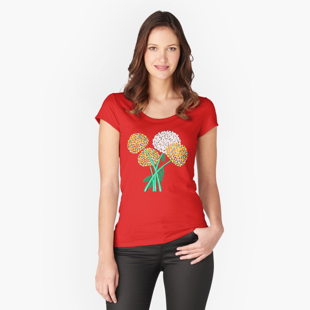 Item preview, Fitted Scoop T-Shirt designed and sold by HappigalArt.