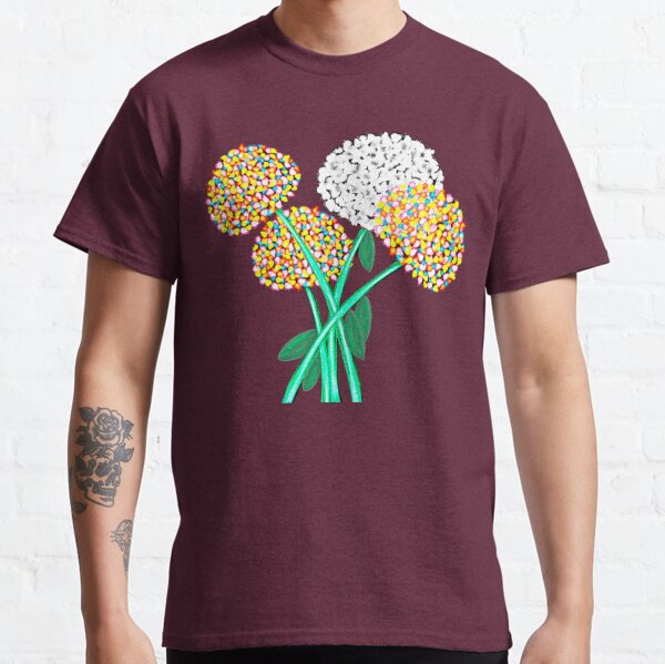 Pom Pom Flowered Bouquet Classic T-Shirt