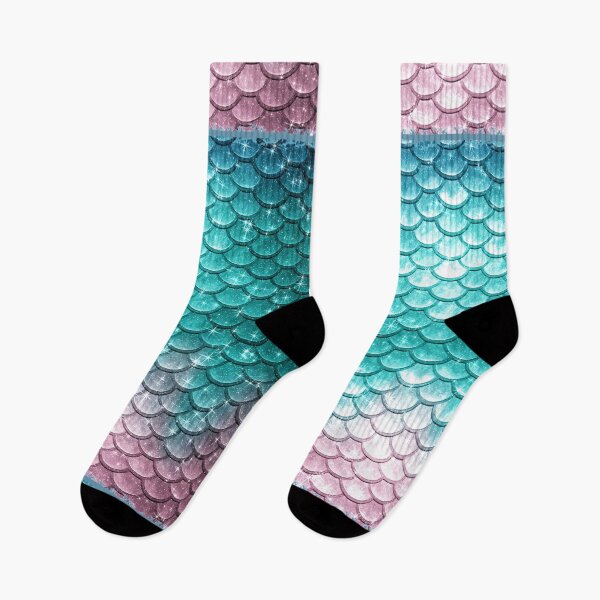 Aperçu de l'œuvre Ecailles de sirène Turquoise Rose Pattern Iridescent Unicorn Mermaid Scales créée et vendue par Jolly-Yosei.
